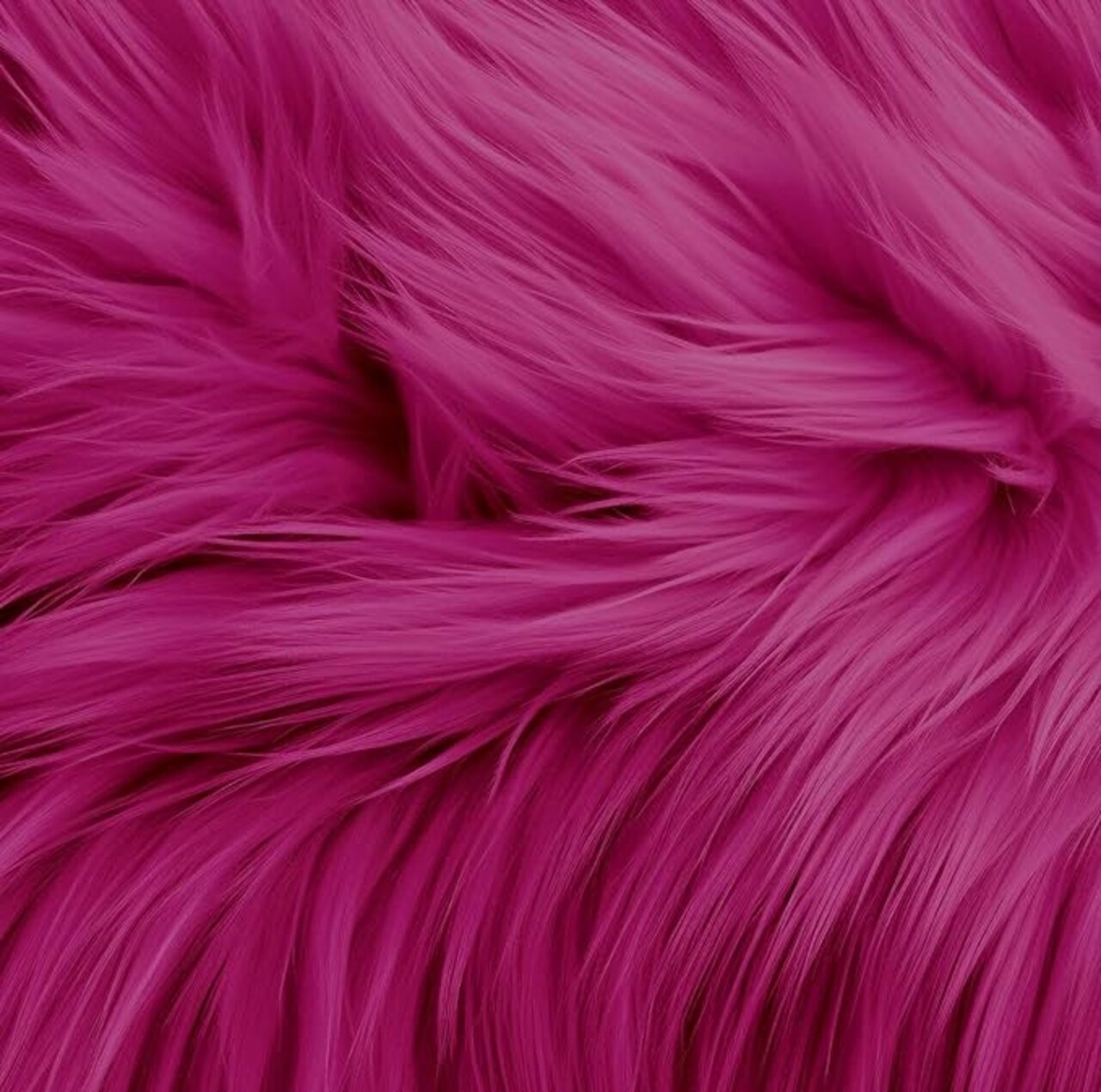 FabricLA | Faux Fur Round Circular Fluffy Shaggy Fabric | Use Round Faux Fur for Carpet, Play Mats, Bedroom, Christmas Decoration